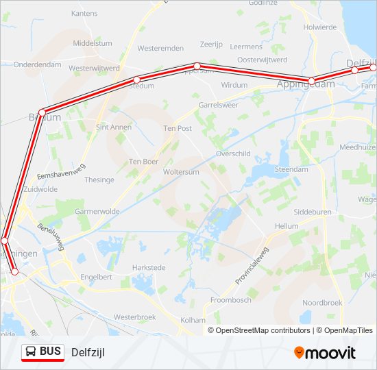 BUS  Line Map