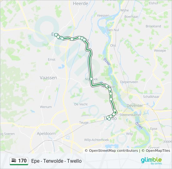 Bus 170 Route Map 170 Route: Schedules, Stops & Maps - Epe (Updated)