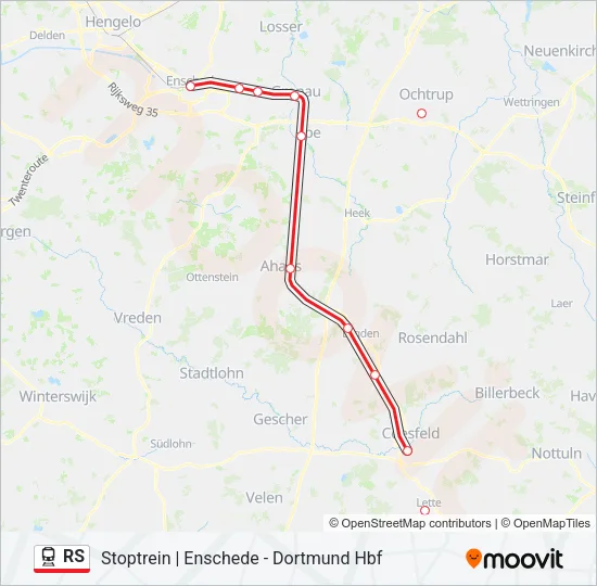 RS Train Line Map