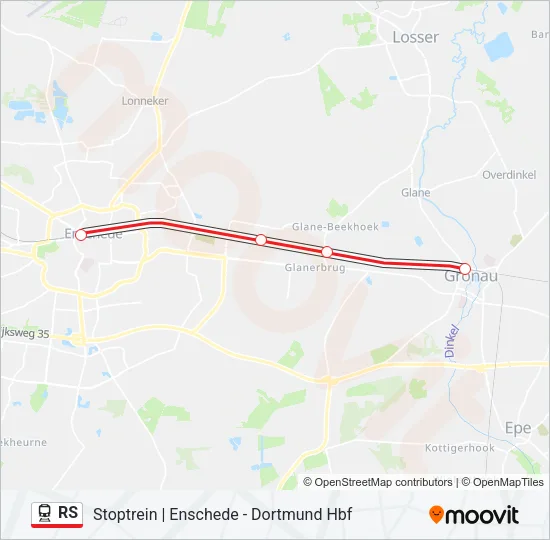 RS Train Line Map