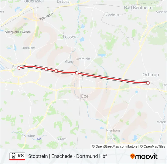 RS Train Line Map