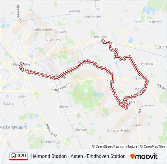 320 Bus Line Map