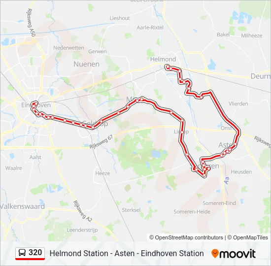 320 Bus Line Map
