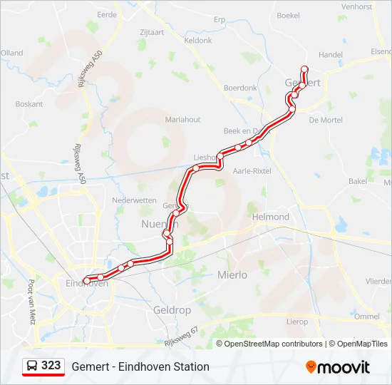 323 Bus Line Map