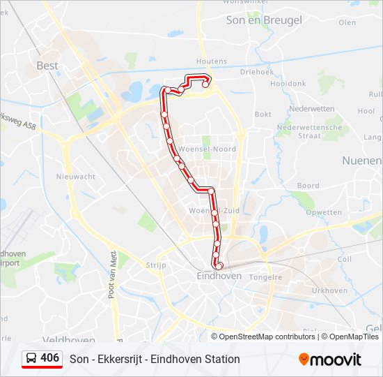 Inspectie bijwoord hart 406 Route: Schedules, Stops & Maps - Eindhoven Station (Updated)