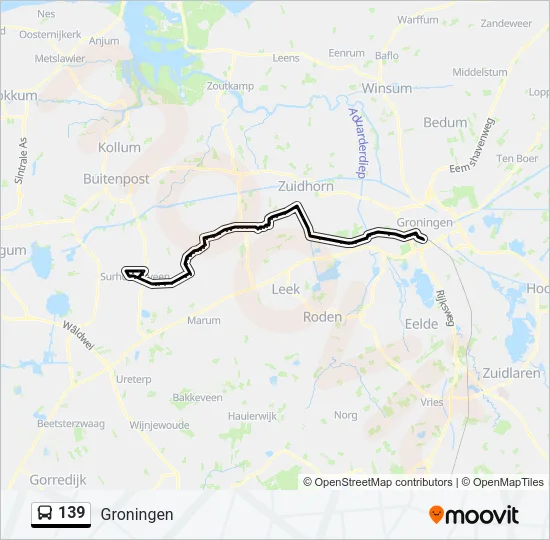 139 Bus Line Map