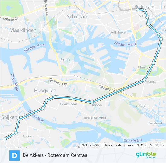 Bij fiets NieuwZeeland d Route: dienstregelingen, haltes en kaarten - De Akkers (Bijgewerkt)