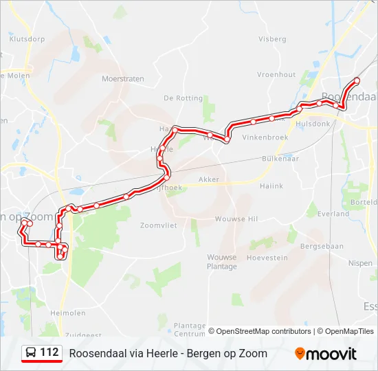 112 Bus Line Map