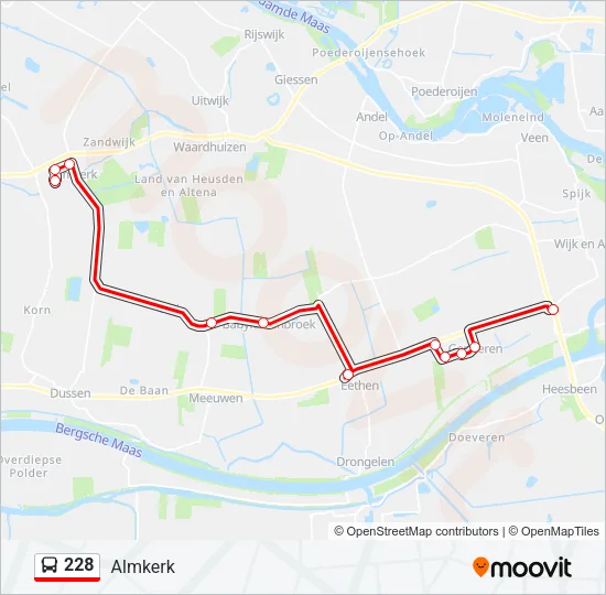 228 Bus Line Map