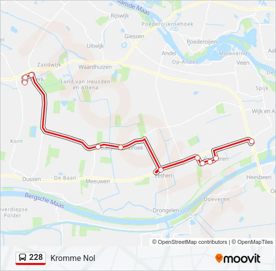 228 Bus Line Map
