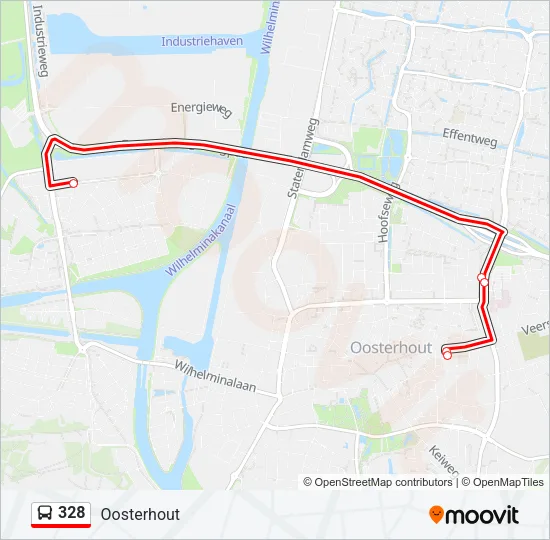 328 Bus Line Map