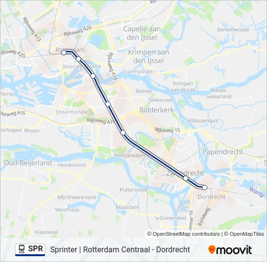 SPR Train Line Map