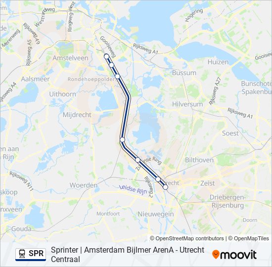 SPR train Line Map