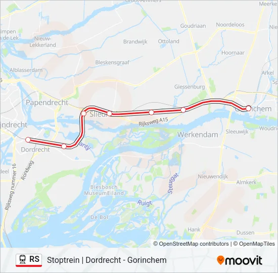 RS Train Line Map