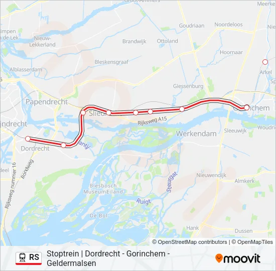 RS Train Line Map