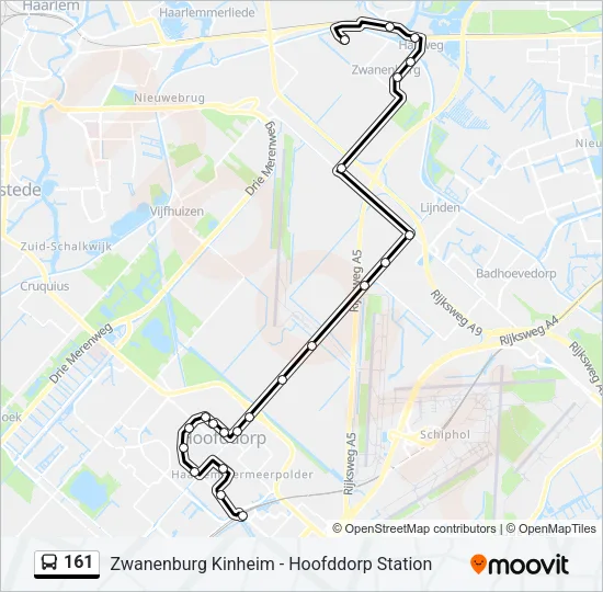 161 Bus Line Map