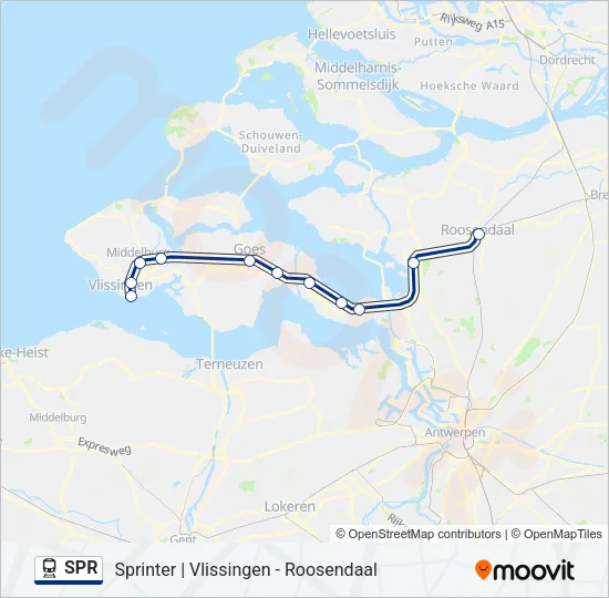 SPR Train Line Map