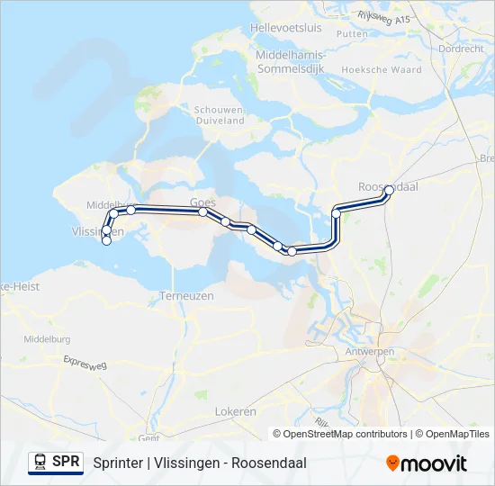 SPR Train Line Map