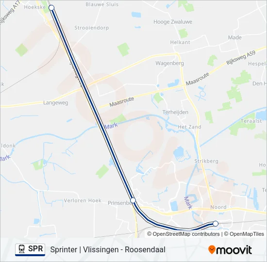 SPR Train Line Map