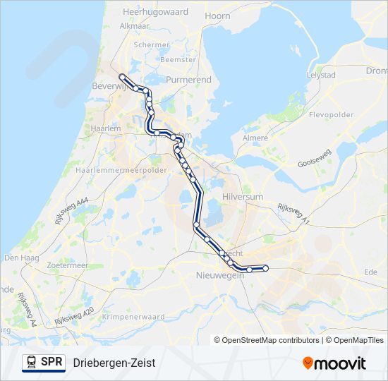 SPR Train Line Map