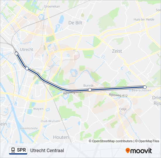 SPR Train Line Map