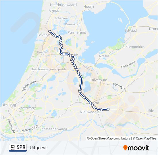 SPR Train Line Map