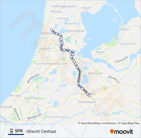SPR Train Line Map