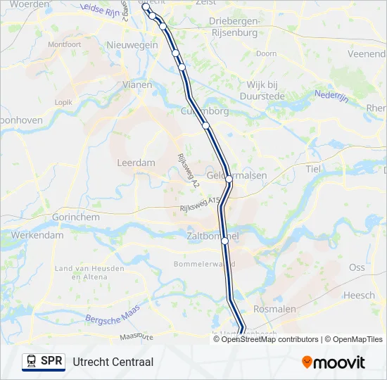 SPR Train Line Map