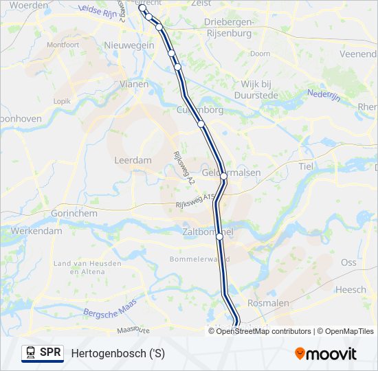 SPR Train Line Map