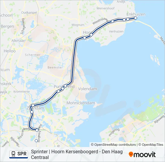SPR Train Line Map