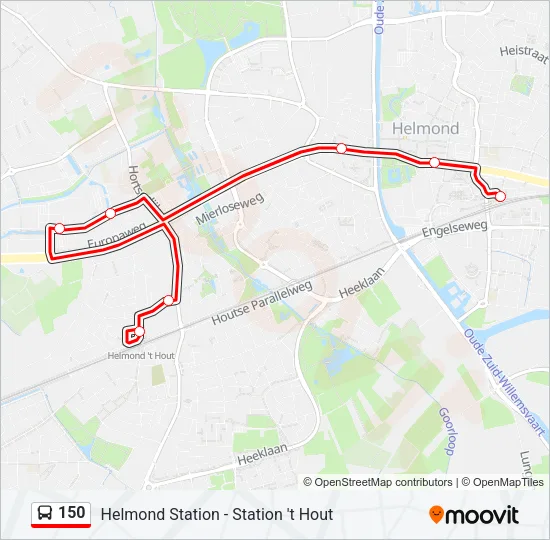 150 Bus Line Map