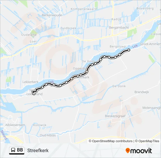 BB Bus Line Map
