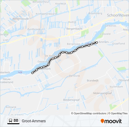 BB bus Line Map