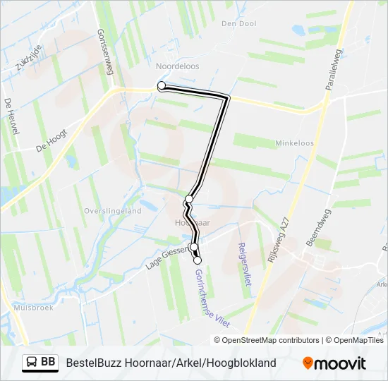 BB Bus Line Map