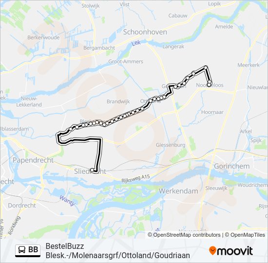 BB bus Line Map