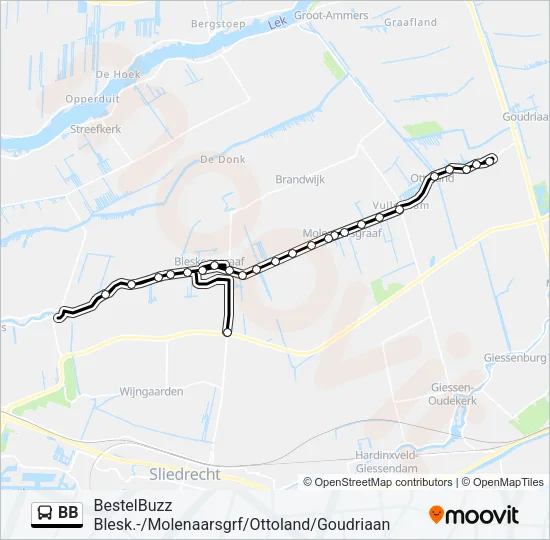 BB Bus Line Map