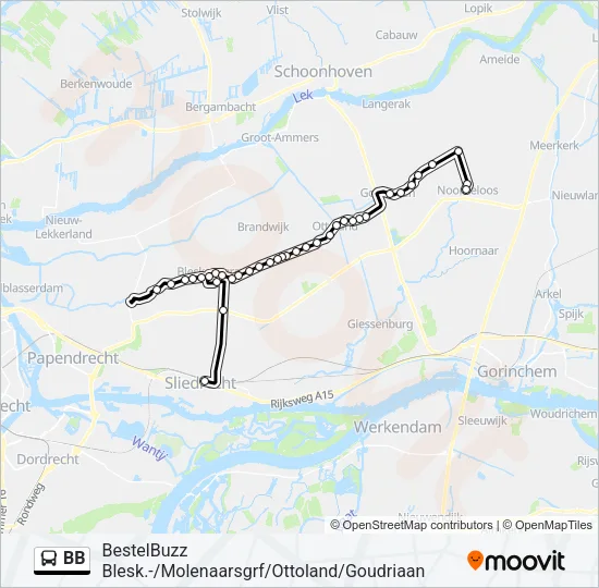BB Bus Line Map