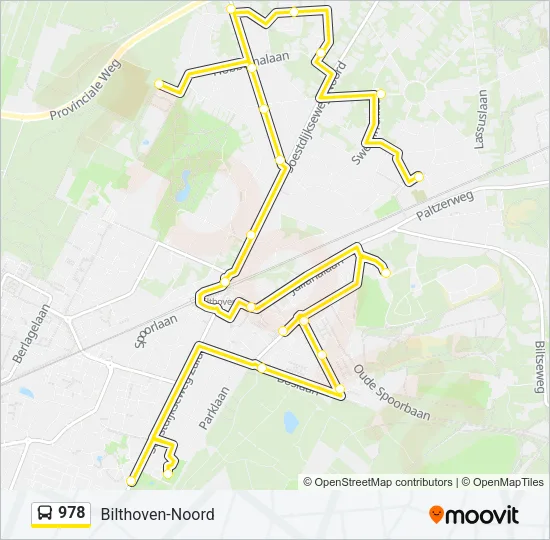 978 Bus Line Map