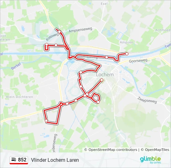 Bus 852 Route Map 852 Route: Schedules, Stops & Maps - Lochem Greutink (Updated)