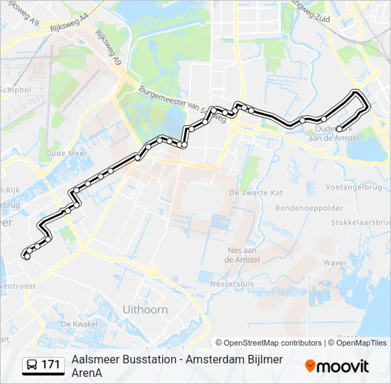 171 Bus Line Map