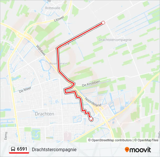6591 Bus Line Map