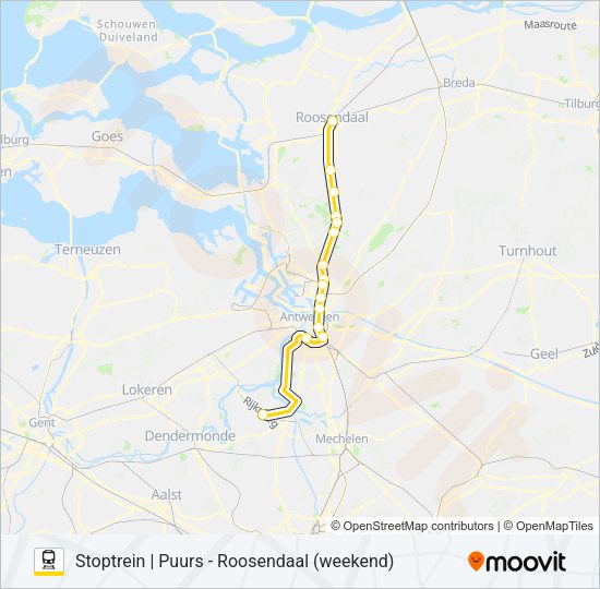 RS Train Line Map