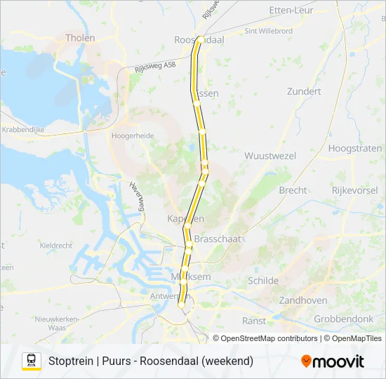RS Train Line Map