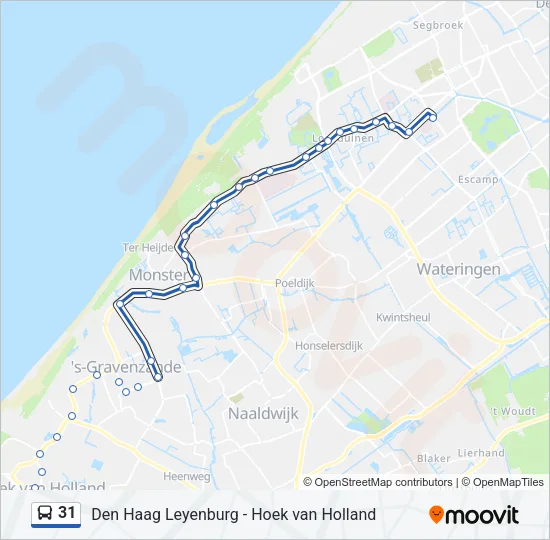 31 Bus Line Map