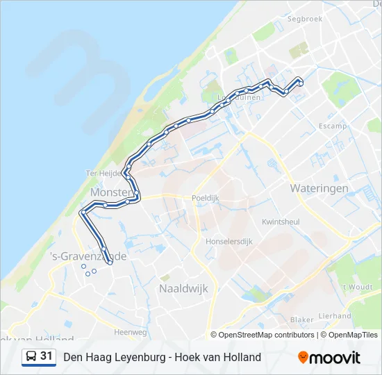 31 Bus Line Map