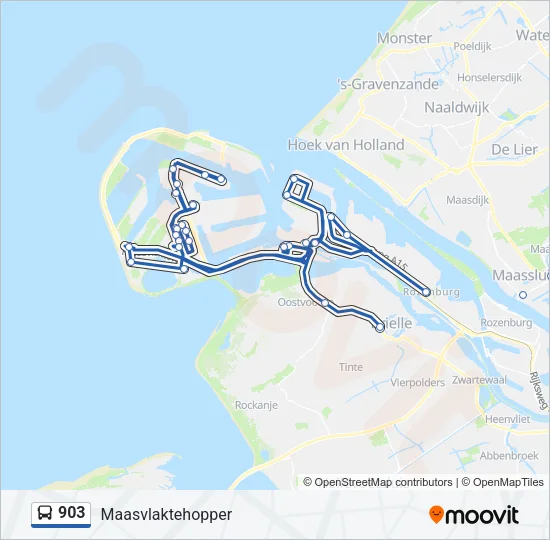 903 Bus Line Map