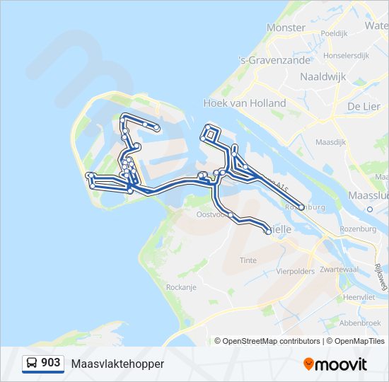 903 Bus Line Map
