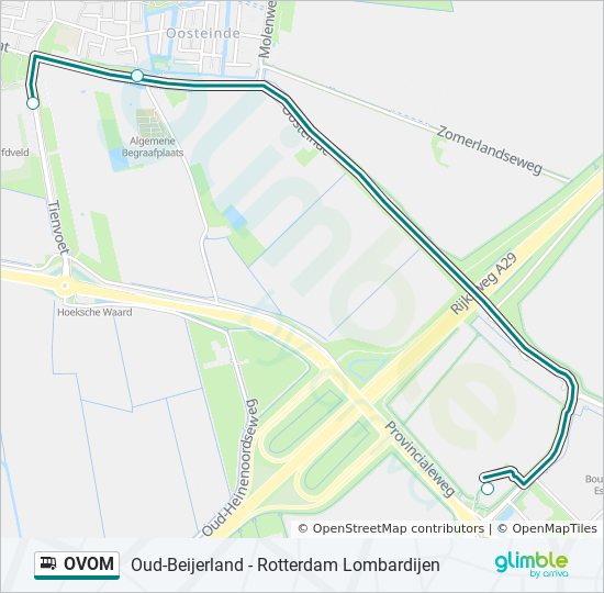 OVOM bus Line Map