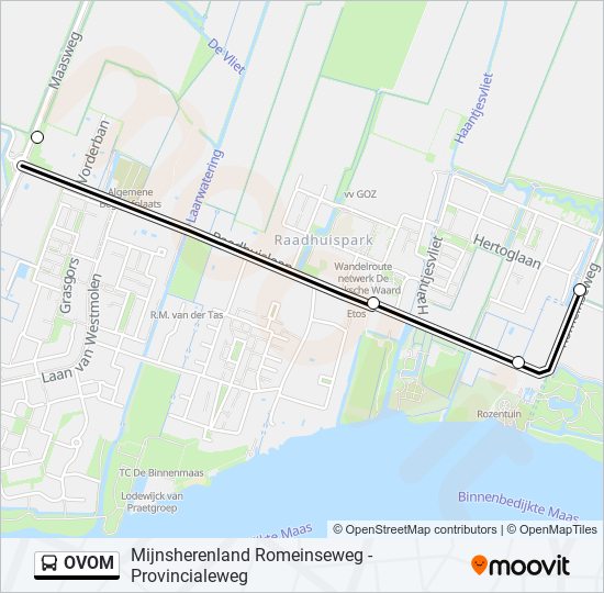 OVOM bus Line Map