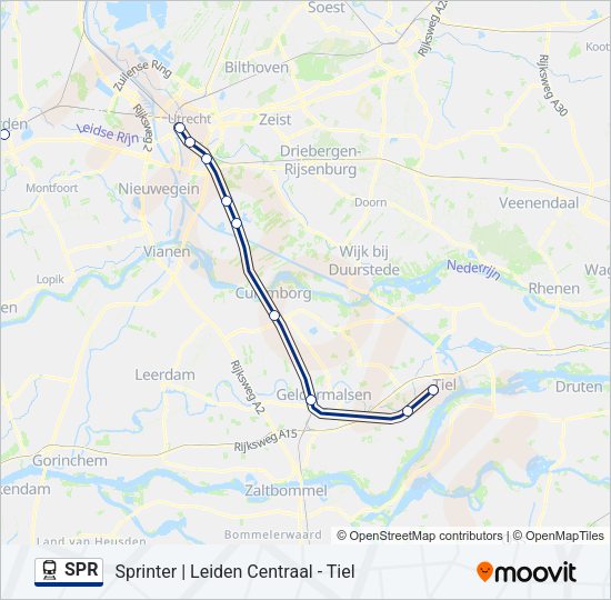 SPR Train Line Map